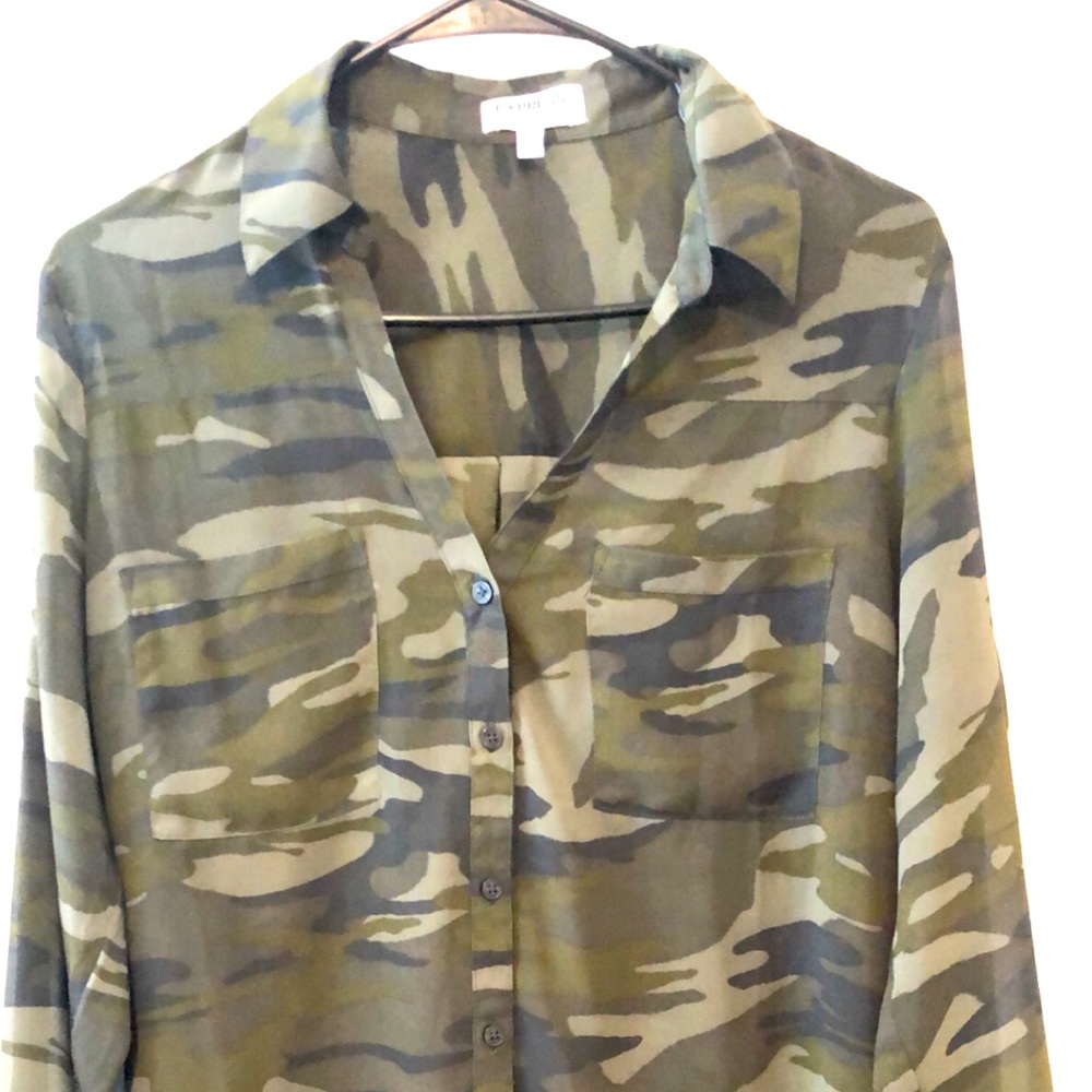 Express Portofino Button Up